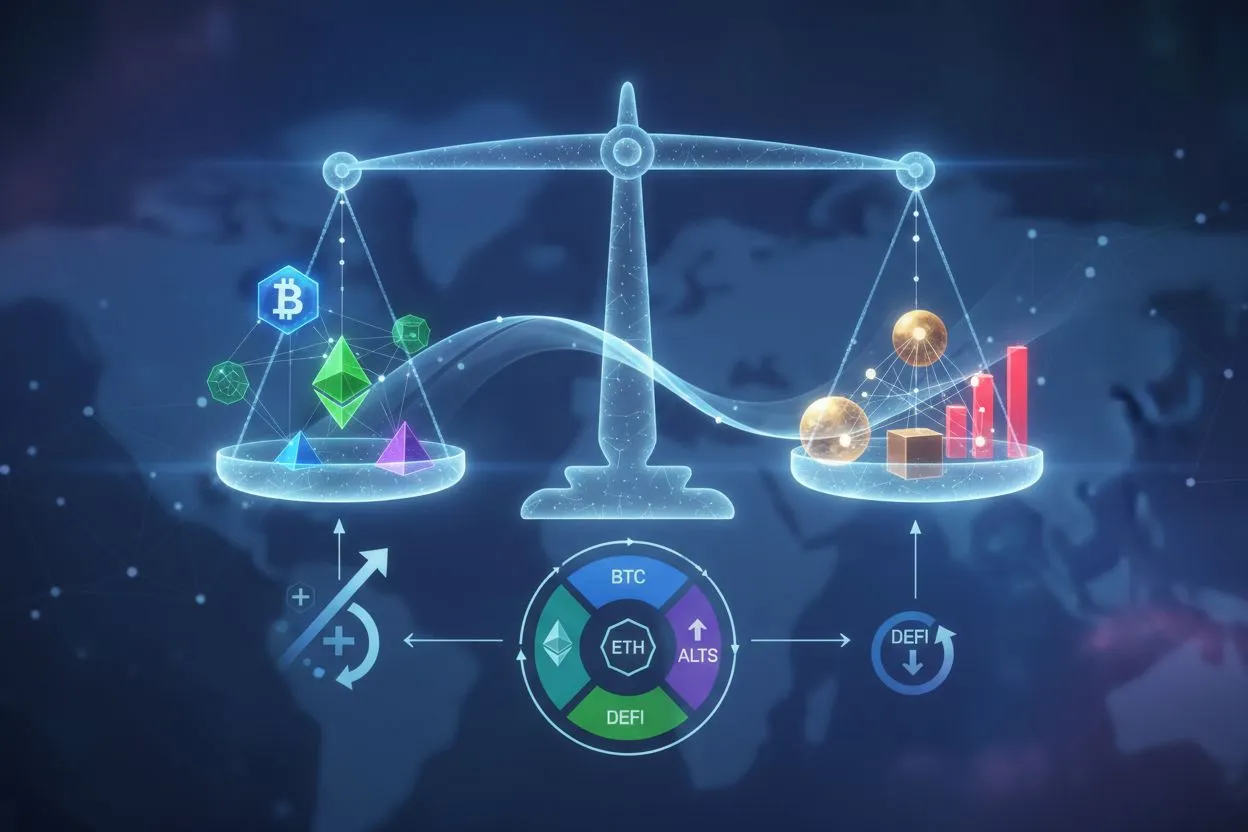 Как диверсифицировать криптоинвестиции: стратегия баланса