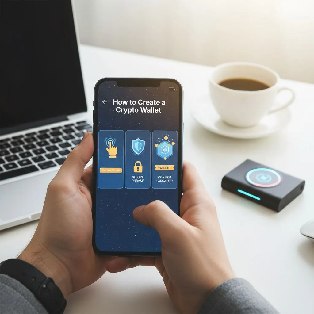 Как создать криптокошелёк: шаг за шагом