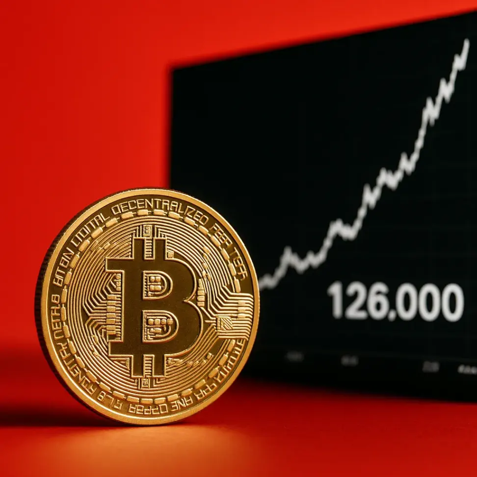 Bitcoin ~$126 000: рекорд цены и рост фондовых потоков Bitcoin ~$126 000: рекорд цены и рост фондовых потоков