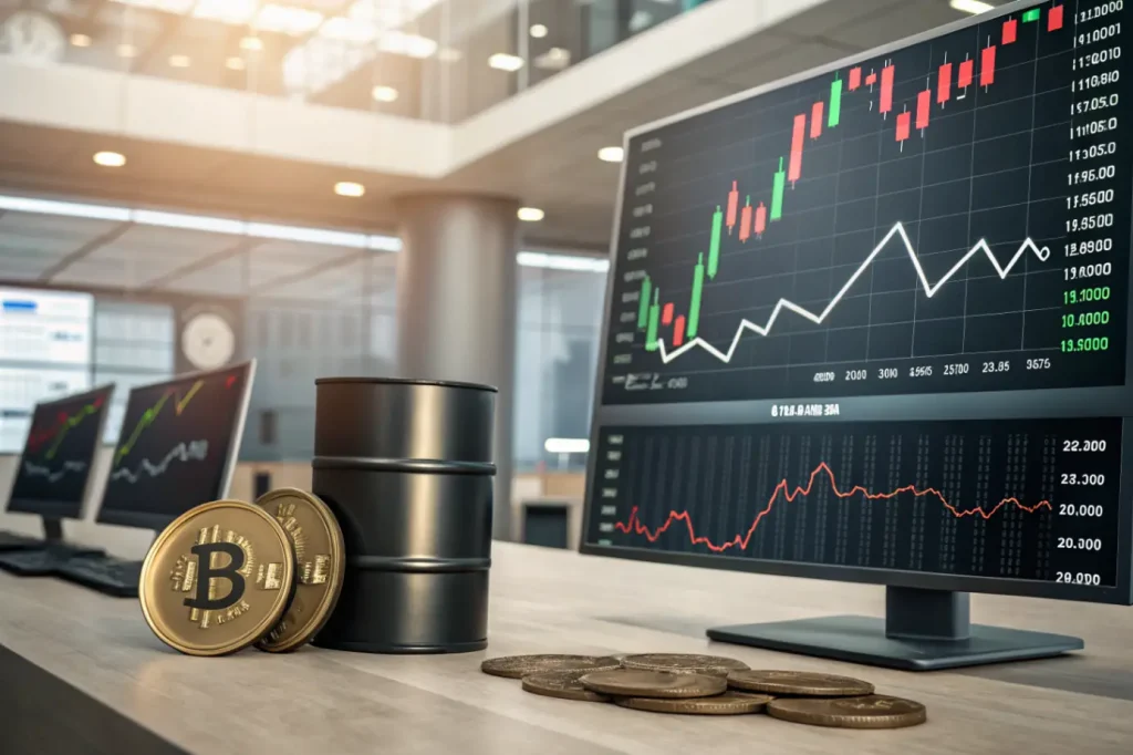 Рост нефти и падение фондовых рынков: что происходит с криптовалютами в 2026 году Рост нефти и падение фондовых рынков: что происходит с криптовалютами в 2026 году